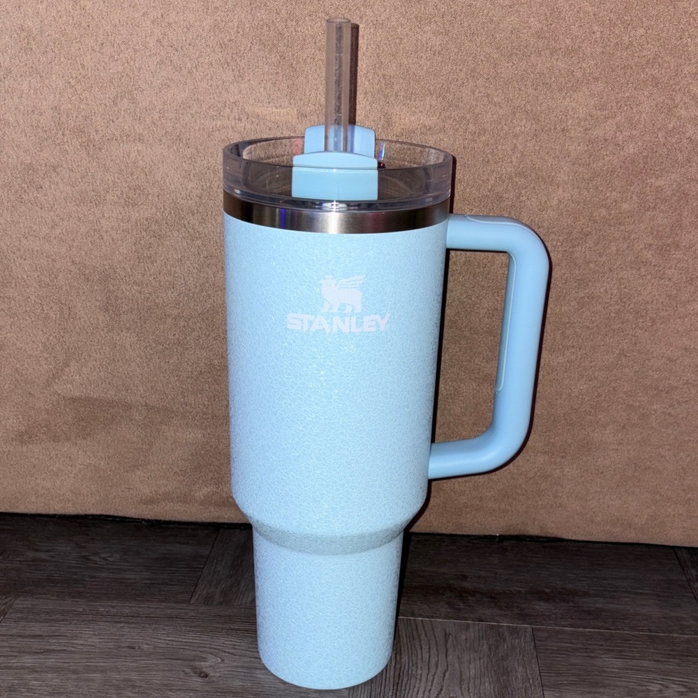 Stanley Light Blue Tumbler with Handle